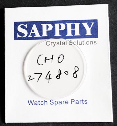 Chopard 274808 repair crystal
